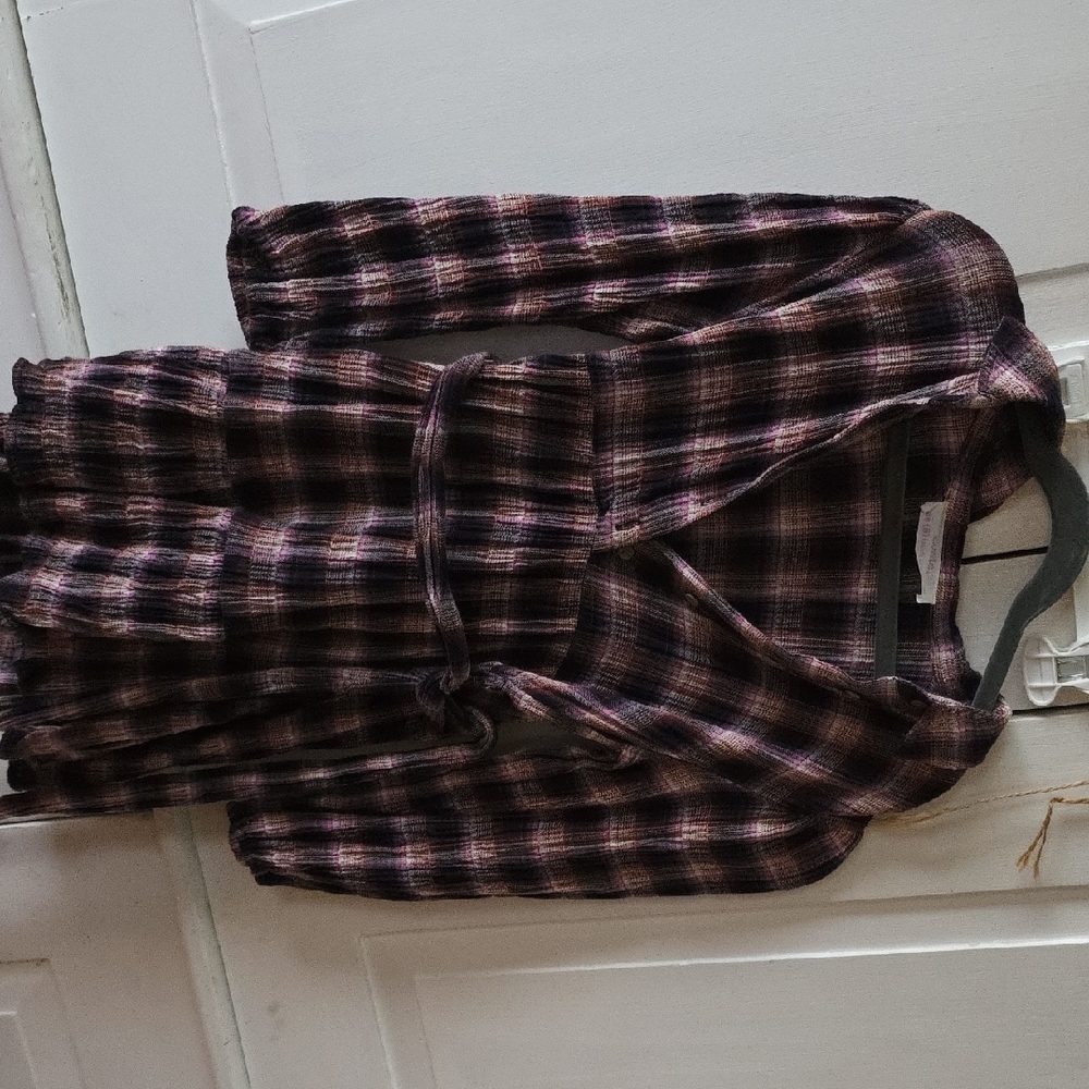 Plaid Kids Casual Dress